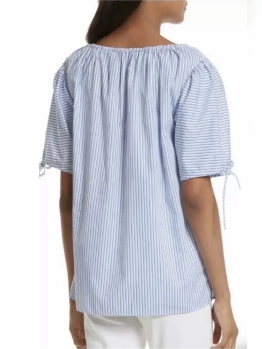 Tory Burch Ariana Stripe Top XS